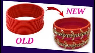 Old bangles reuse new bangles purani bangles ka use waste bangles craft idea diyyoutube waste [upl. by Nevsa]