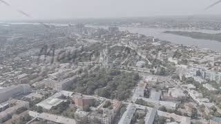 ALog Astrakhan Russia Astrakhan State Opera and Ballet Theater Aerial View [upl. by Aitnom]