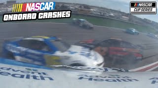 2024 NASCAR Cup Series Onboard Crashes Part 1 [upl. by Kurtzig622]