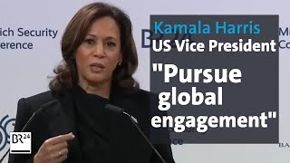 MSC 2024 Kamala Harris about the US in the world  BR24 [upl. by Neit52]