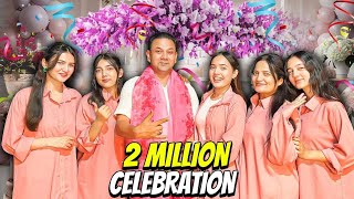 2 MILLION KI CELEBRATION 🎉🥳  Ghar Ko Decor Kardia 😍  Pink Day 💕  Sistrology vlog [upl. by Pepper]