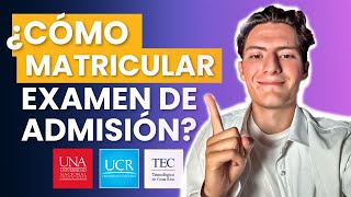 ¿Cómo MATRICULAR examen de ADMISION de las UNIVERSIDADES PUBLICAS [upl. by Estrella]