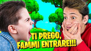 BIMBO PAZZO vuole ENTRARE nel TEAM BLAZE a TUTTI I COSTI E 😂 Fortnite Provini Cap [upl. by Emersen]