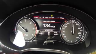 Audi S6 2015 V8T 0200 kmh 0120 mph Launch Control Start 450PS  331KW  ilovecars [upl. by Navak]