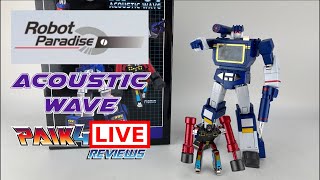 Transformers Robot Paradise  Fans Toys RP01 Acoustic Wave Soundwave  P4L Reviews [upl. by Lalaj]