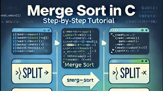 C Program for Merged Sort  Merged Sorting Array  Sorting  Merged Sorting  C problem solving [upl. by Anilave]