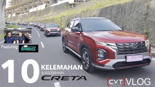 INI DIA 10 KELEMAHAN HYUNDAI CRETA VERSI INDONESIA  MENCARI KELEMAHAN HYUNDAI CRETA DI BALI [upl. by Liponis255]