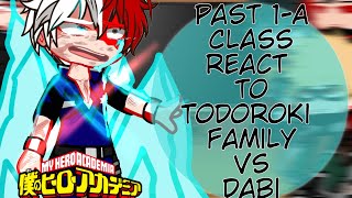 Past 1A Class react to Todoroki Family Vs Dabi  Season 7  Bnha react [upl. by Ibrik737]