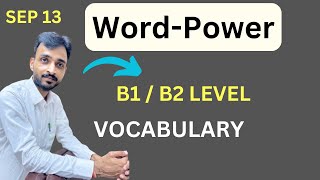 VOCABULARY FOR B1  B2 LEVELS  DEUTSCH LERNEN  LEARN GERMAN LANGUAGE  SEP 13 [upl. by Lorenz709]