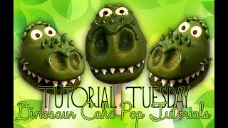 Roar into Sweetness Dinosaur Cake Pop Tutorial  Jurassic Delights for DinoMite Fun [upl. by Katsuyama]