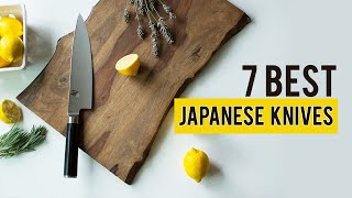 7 Best Japanese Knives  The Best Japanese Kitchen Knives Review [upl. by Noraj]