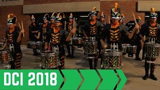 Carolina Crown 2018 Drumline In The Lot [upl. by Nodnal21]