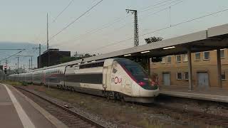 InternationalSNCF TGV in Stuttgart Hbf ICE9579 München Hbf [upl. by Netsryk903]