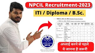 NPCIL MAPS Recruitment2023  Stipendiary Trainee Recruitment 2023 [upl. by Brote]