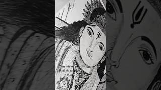 Happy diwali  shree ram ji sketch shorts ytshorts nomitasart [upl. by Inek]