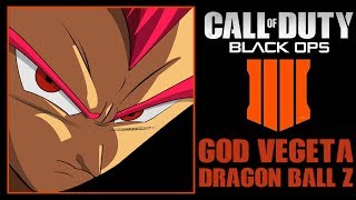 Black Ops 4 Emblem Tutorial  God Vegeta Dragon Ball Z [upl. by Garrek]