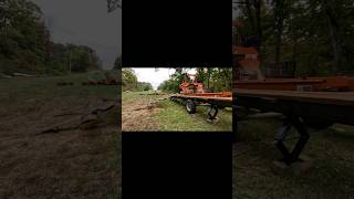 Milling a Cherry 🍒 on the Sawmill woodmizer portable sawmill cherry homestead diy outdoors [upl. by Eglanteen]