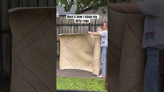 Clean your dirty rugs at a self serving car wash DIY tips hacks shorts home viral ideas wow [upl. by Hendel162]