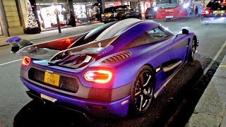 65Million 1340 HorsePower KOENIGSEGG ONE1 on the road in London [upl. by Anaujal6]