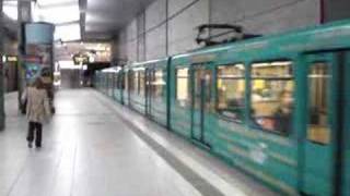 Frankfurt departing UBahn train [upl. by Gio]