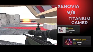 Combat Reloaded PvP Xenovia Vs Titanium Gamer  AWM Sniper PvP [upl. by Farl]