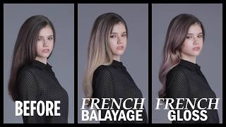 French Balayage  Gloss TUTORIAL  Lavendar Milkshake [upl. by Vitkun]