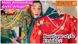 Latest Dress designing Ideas  Decent and Elegant Frock Designs pakistani suits [upl. by Karl]