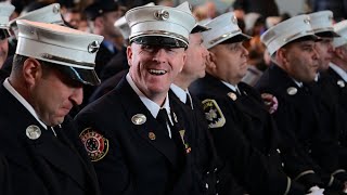 FDNY Promotion Ceremony for fire officers [upl. by Shear]