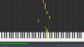 Kanye West All Falls Down Piano Synthesia [upl. by Nodrog]