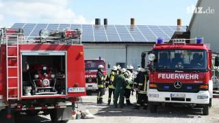 FeuerwehrGroßeinsatz bei Dagebüll Hilfe kommt aus Dänemark [upl. by Yssirhc]