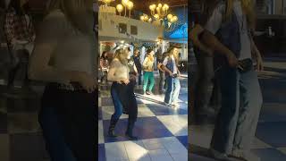 VampB LINE DANCE COUNTRY CON SERGIO Y MARIELA DE MampS EN TECHOS AZULES linedance cowboys [upl. by Annawaj712]