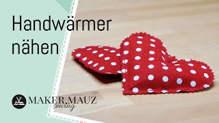 Handwärmer Wärmekissen Herz nähen [upl. by Nevin486]