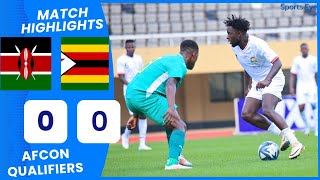 2025 AFCON Qualifiers Kenya vs Zimbabwe Full Extended Highlights [upl. by Lakim]