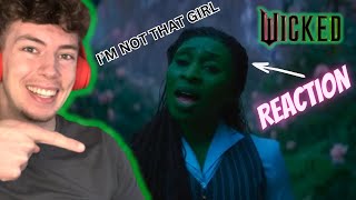 FIRST LISTEN Im Not That Girl  Cynthia Erivo  Wicked 2024 Soundtrack REACTION [upl. by Ahsetal]