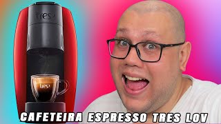 Cafeteira Espresso TRES LOV Multibebidas  Vermelha [upl. by Leahci497]