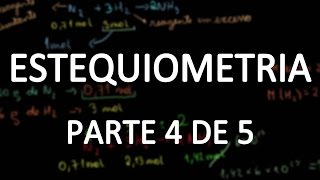 Estequiometria parte 4  Reagente em excesso e limitante [upl. by Lledraw]