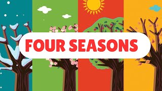 Learn Seasons for Kids  Summer Winter Autumn and Springs learning videos for pre schoolers [upl. by Ardekal]