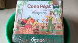 Unboxing ugaoo cocopeat block [upl. by Clementina342]