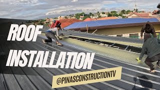 Roof installation  Roofing installer [upl. by Anwahs]