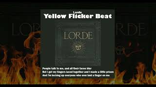 Yellow Flicker Beat SLOWED  REVERB  Lorde [upl. by Lisabet]