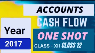 CASH FLOW STATEMENT CLASS 12  Question 2017  accountancy  WBCHSE cashflow cashflowstatement [upl. by Arad]