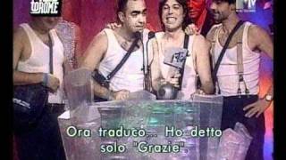 Elio e le Storie Tese premiati agli MTV EMA di Dublino 1999 [upl. by Ahsined]