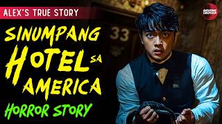 SINUMPANG HOTEL SA AMERICA  TAGALOG HORROR STORY  TRUE STORY [upl. by Niroht]