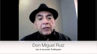 Entrevue avec Don Miguel Ruiz auteur des 4 accords Toltèques [upl. by Oicnevuj]