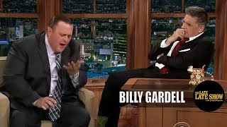 Billy Gardell  Have You Ever Eaten A Pizza Billy  Late Late Show with Craig Ferguson [upl. by Tterej]