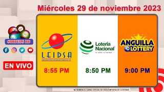 Lotería Nacional LEIDSA y Anguilla Lottery en Vivo 📺│Miércoles 29 de noviembre 2023  855 PM [upl. by Fredkin]