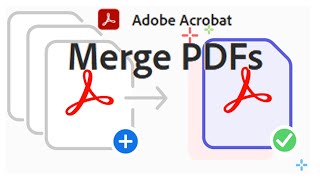 How to combine and merge PDFs with Adobe Acrobat [upl. by Edyaw688]