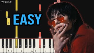 Stray Kids  Chk Chk Boom  EASY Piano Tutorial by Pianella Piano [upl. by Hairu803]