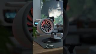 Ingenious Handmade JETFAN Desktop Turbofan with Humidifier and Tail Flame JETFAN HandmadeFan [upl. by Anielram709]