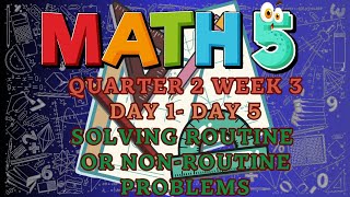 GRADE 5  MATH 5 PPT QUARTER 2 WEEK 3 MELC BASED [upl. by Ahsenroc]